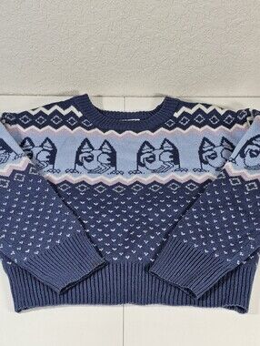 Bluey Girls Holiday Sweater Size XS